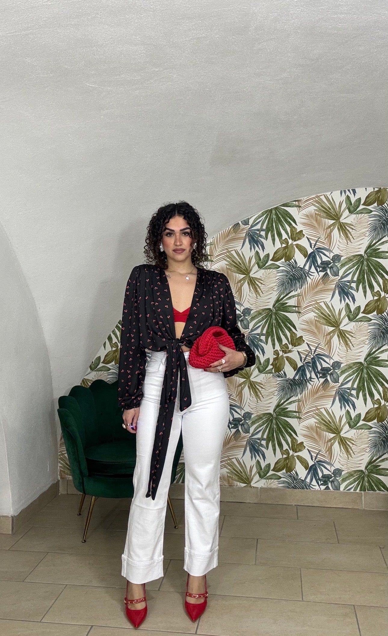 Jeans bianco Piegone