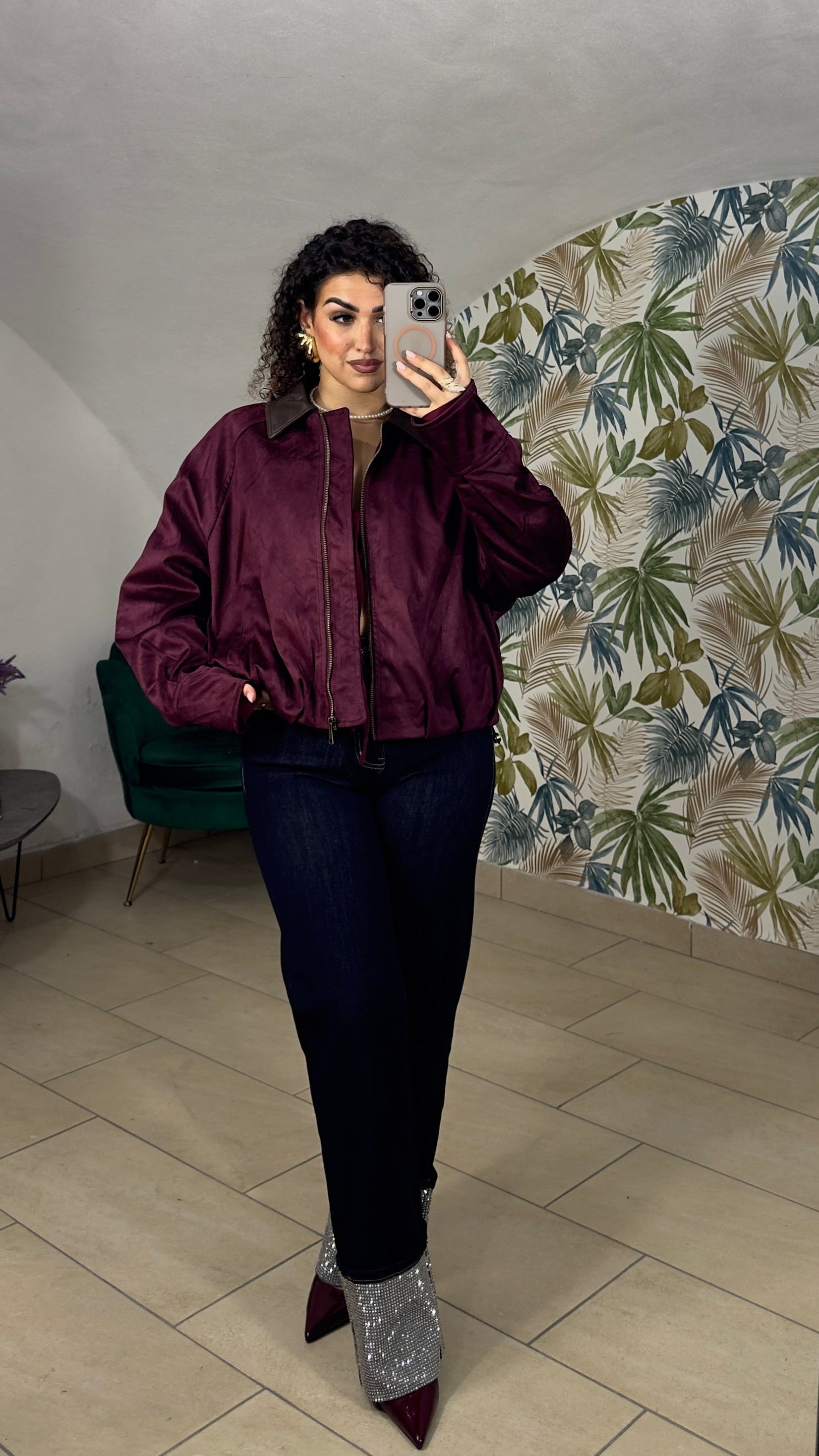 Jeans Piegone Strass